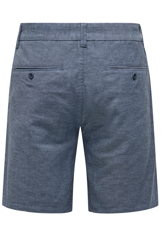 ONSMARK 0011 COTTON LINEN SHORTS NO 22024940 Dark Navy